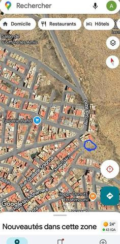 Terrain titré à vendre à Hay Sidi Abed 260m² avec deux façades