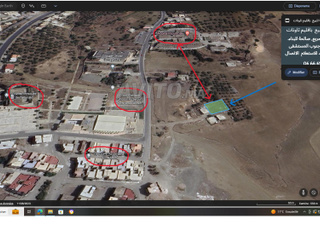 أرض محفضة  للبيع بالمدار الحضري بمركز تاونات 