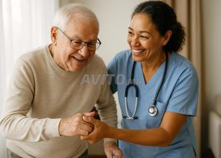 مساعد مريض ذو خبرة