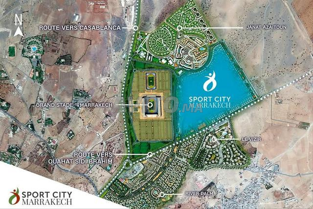 Terrain Villa R étage 2 de 105 m2 Marrakech 