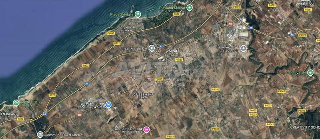 Terrain 19.000 m² titré à Skhirat, autorisé projet