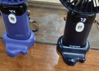 مروحة صغيرة متنقلة قابلة للشحن 