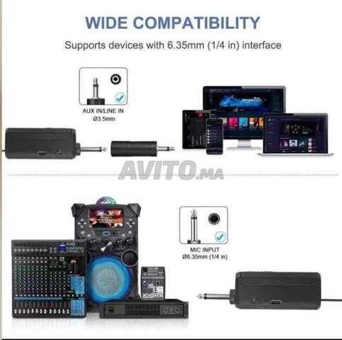 2 mic sans fil professionnel  - 2