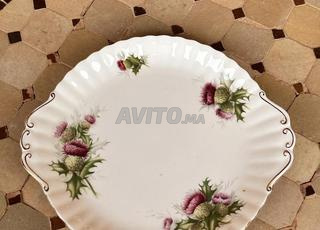 Assiette vintage Royal Albert Highland Thistle 