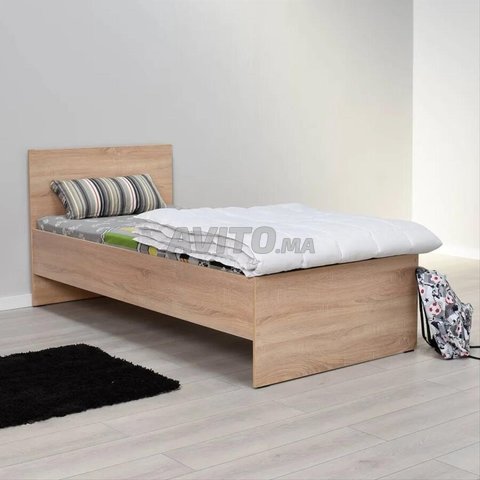 LIT SINGLE EN MDF (190 sur 90cm)