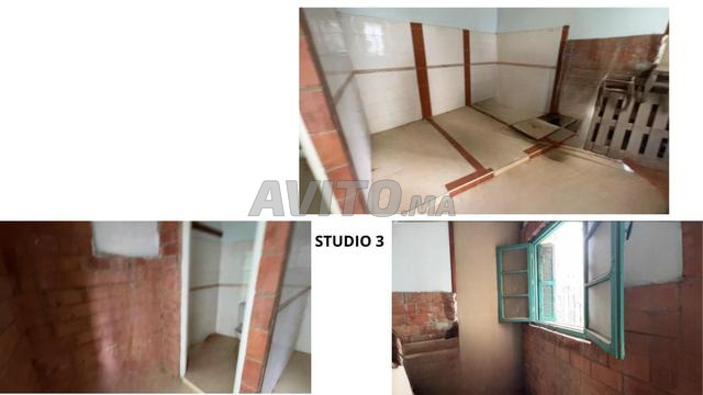 Studio 3 , 21.5 m² (forme carrée) avec puits d'eau
