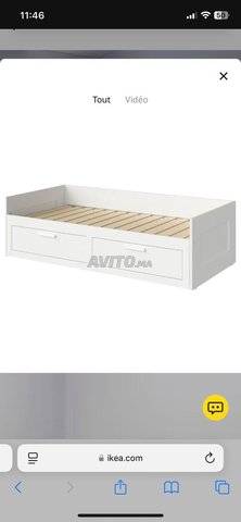 lit extensible 2 place 2 rangements 2 matelas 