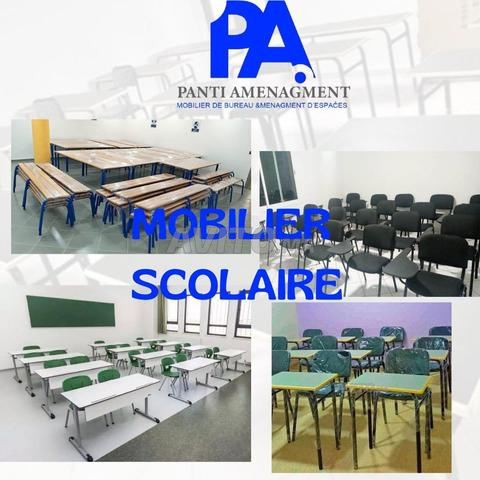 Table pour étudiant double places \ chaise adulte 