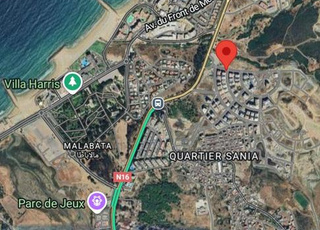 Terrain villa 3 façades vue mer malabata hills 