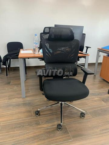 Chaise de bureau filet noir – confort garanti