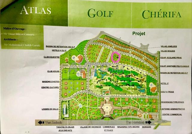 Villa Semi Finie Atlas Golf Cherifia À Vendre  - 2