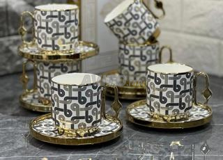 طقم مقهى فاخر 12 قطعة – أناقة في كل تفصيلة