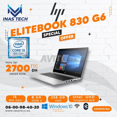 HP EliteBook 830 G6 i5|8GO|256GO|8ÈME 