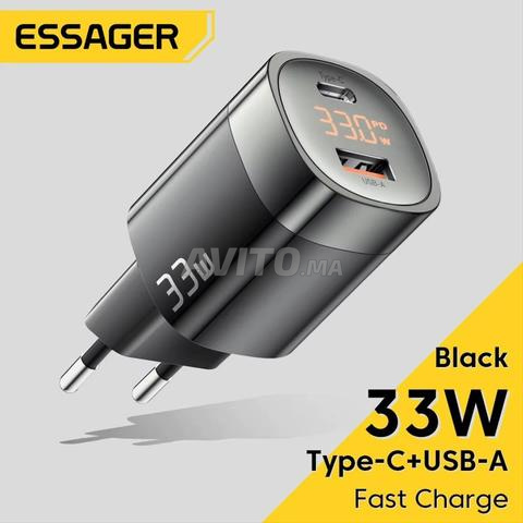 ESSAGER chargeur de Portable 33W 