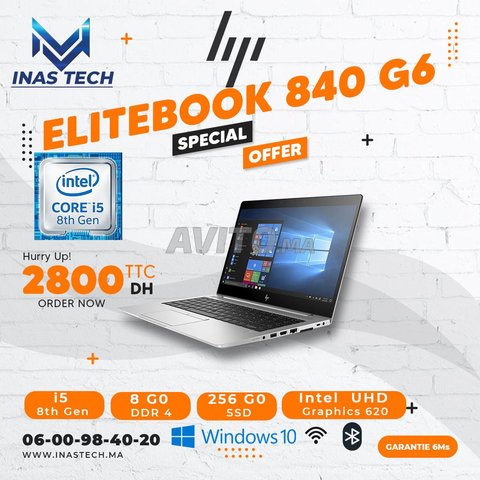 HP ELITEBOOK 840 G6 I5 8ÈME  8GO 256GO 