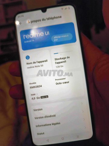 Realme note 50 128g dial berra