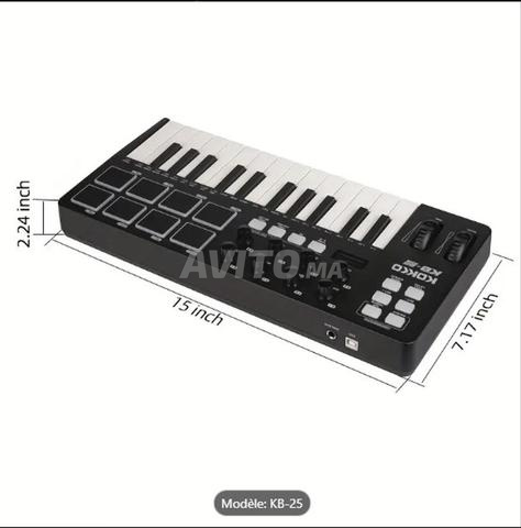 Clavier maître MIDI KOKKO KB-25 avec USB - 2