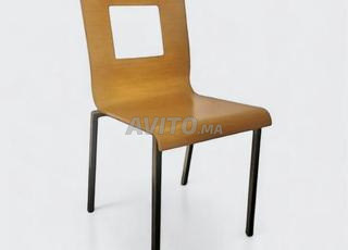 كرسي مطعم Pedrali خشب البلوط اينوكس