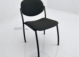 Chaise visiteur accueil 4 pied noir Italy pro