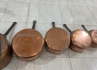 casseroles en cuivre 