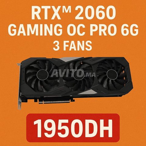 RTX 2060 3 Fans - PROMO 🎉 GAMING OC PRO 6G