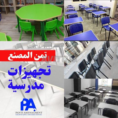 Fabrication mobilier scolaire table et chaise