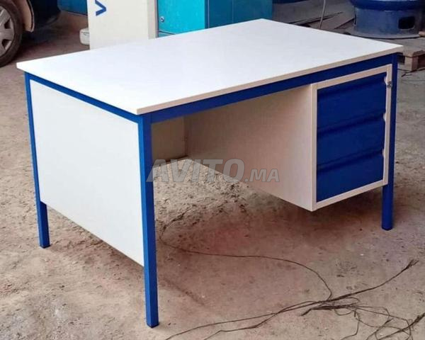 BUREAU scolaire semi métallique bureau maitre - 2