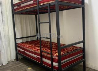 2 lits superposé avec matelas
