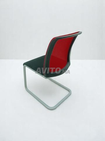 Chaise visiteur Steelcase reply luge rouge