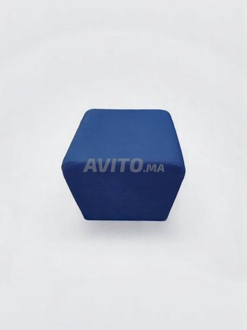 Pouf B Free Steelcase tissu bleu avec roue