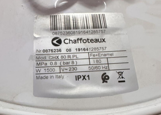 Chauffe-eau électrique Chaffoteaux 80L – Bon état