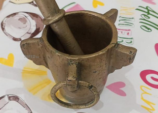 Mehraz  antique  Marocain cuivre 140 ans