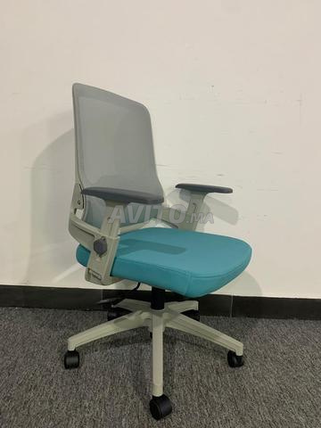 Fauteuil de bureau en simili cuir \chaise visiteur - 2