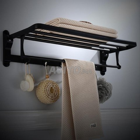 Rack Porte Serviettes ZENITH Noir MAT SAR21 B
