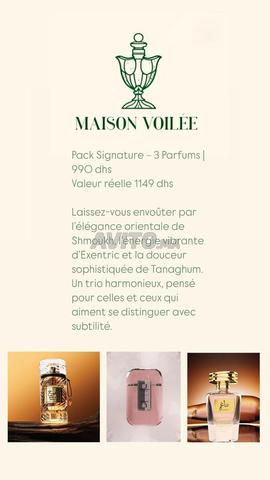 PACK 3 PARFUMS DE LUXE HOMME ET FEMME