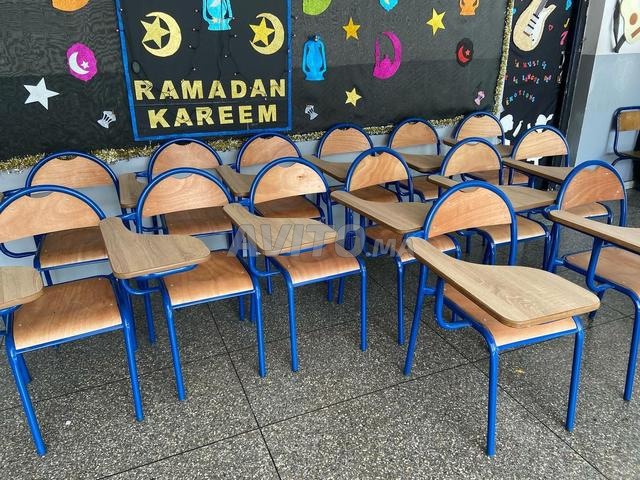 Siège individuel avec tablette d’écriture