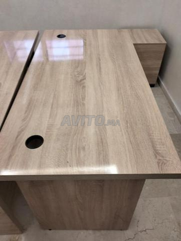 Bureau de travail 1 plus chaise en cuire - 2