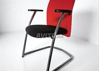 Chaise visiteur Joyten inox bi-color