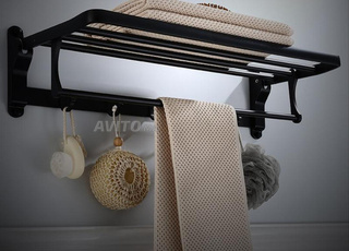 Rack Porte Serviettes ZENITH Noir MAT SAR21 B