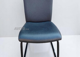 Chaise visiteur luge simili cuir promo