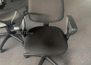 Chaises de bureaux réglables avec roulettes