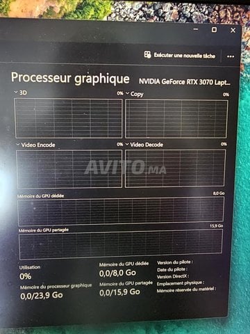 Laptop Gamer i7 - RTX 3070 - 1440p - 32 RAM / 2 To