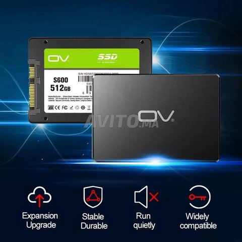 OV High-Performance SATA 3 SSD -  512 Go