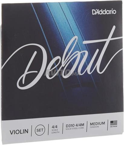 D'Addario Debut D310 4/4M - Jeu de 4 Cordes violon