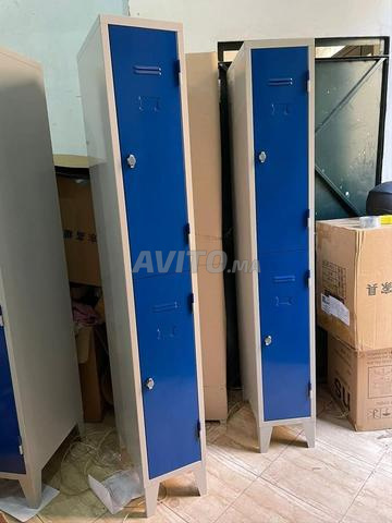 vestiaire métallique robuste/de 1 à 4 portes