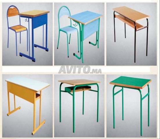 📣🪑 Lot de mobilier scolaire disponible