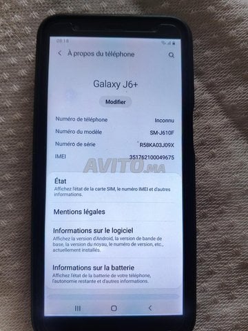 Samsung j6 plus très propre 