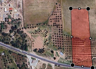 ارض فلاحية محفضة 