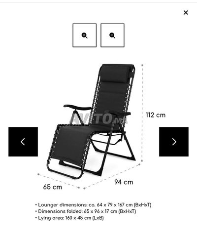 Chaises Transat 3 positions plage et jardin