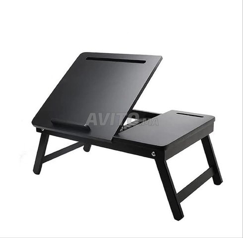 table PC portable bois réglable 